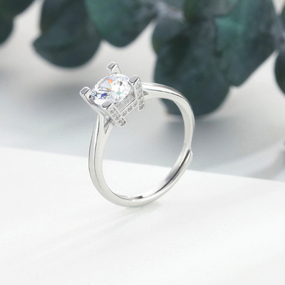 极速2021 Korean Fashion Design Cornucopia H Shape Cubic Zirc
