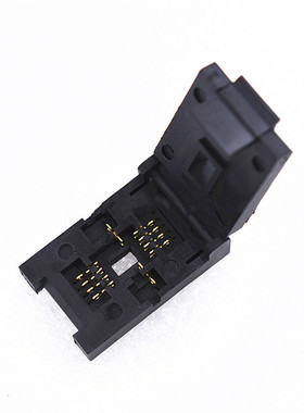 IC烧录座QFN8转DIP8测试座WSON8 MLF8 DFN6X8-8L(1.27) 8*6适配座