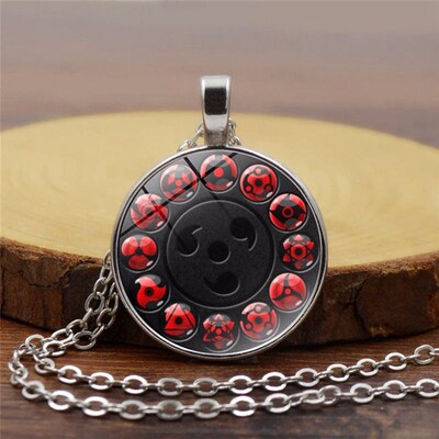 极速Sharingan Pendant Necklace Classic Japanese Anime Access