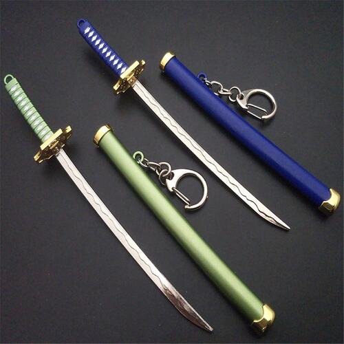 极速.. 7 Styles Roronoa Zoro Sword Keychain For Women Men Bu