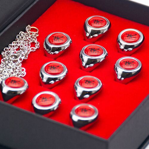 极速Fashion Japan Anime Sasuke Uchiha Zhu-Rings Akatsuki Mem