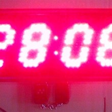 极速4位数码管显示屏带外壳5寸室内户外00:00时钟篮球足球比赛计