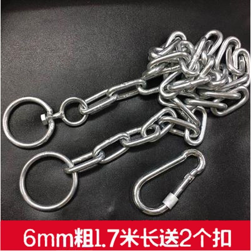 拴牛铁链子 栓牛的链条 加粗养牛链子 拴牛专用铁链子6mm