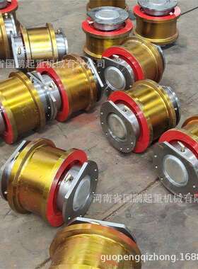 直径320主动被动欧式车轮组欧式端梁起重机行车大小车行走轮