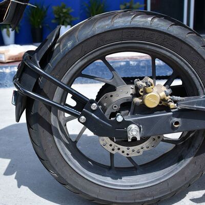 【2748人好评】摩托车地平线改装配件后挡泥板轮胎泥瓦挡泥皮通用