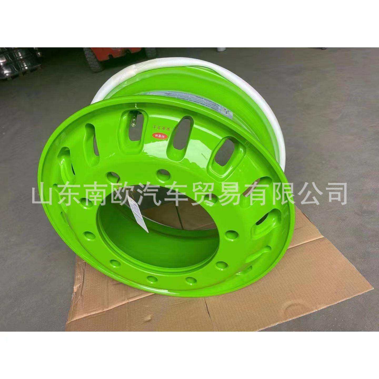 出口钢圈加厚钢圈轮毂16mm半挂重卡大货车真空钢圈轮毂内胎型
