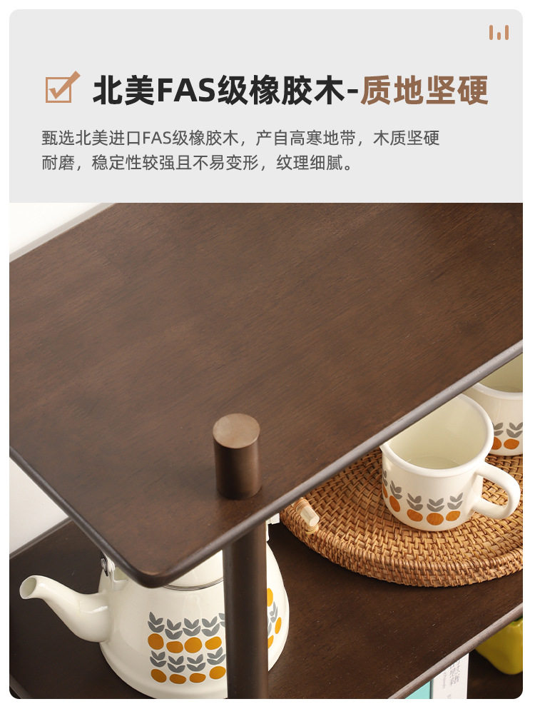实木书架落地置物架客厅家用展示架书柜简易靠墙多层书桌旁收新品