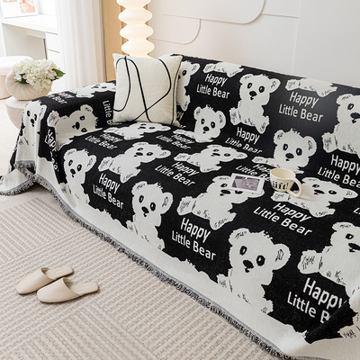 沙发套罩新款2023网红大沙发巾三座一贵妃全盖布盖巾纯色沙发毯垫