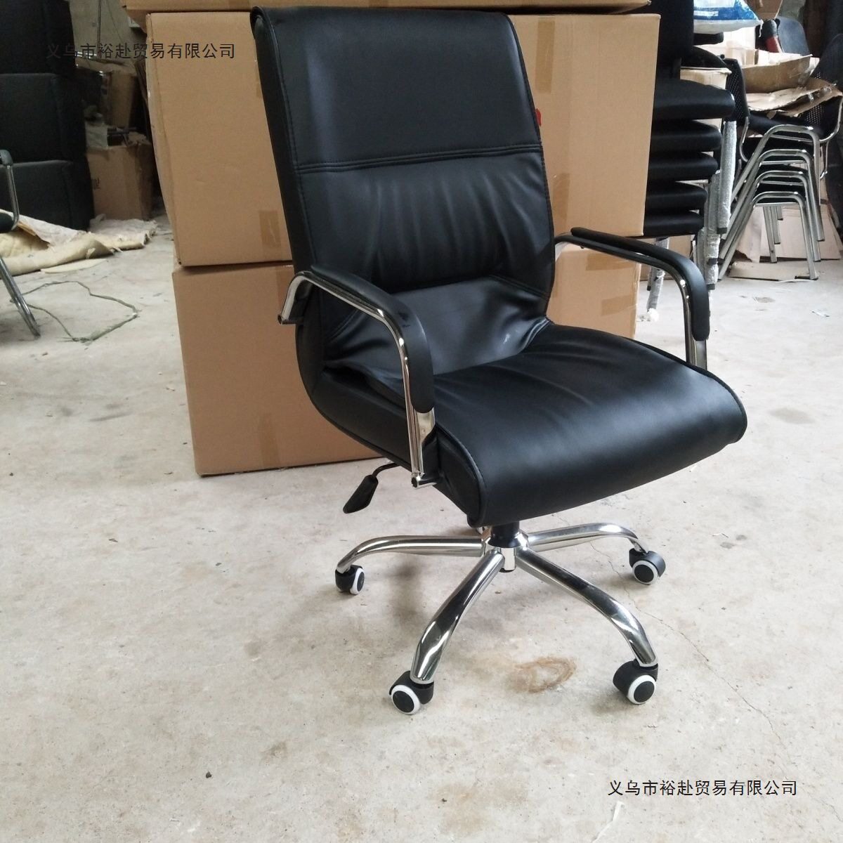 舒适商务加厚办公凳子电脑家用书房书桌椅会议室专用椅子皮质转椅