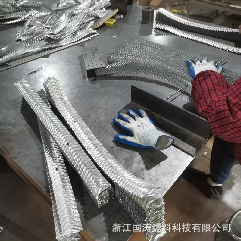 铝制蜂窝挡油板油烟分离过滤器