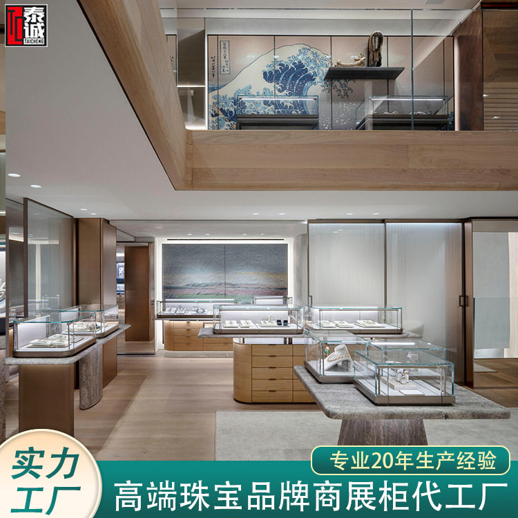 珠宝展柜制作桌面饰品展示柜柜台透明玻璃罩商场金银首饰货架子