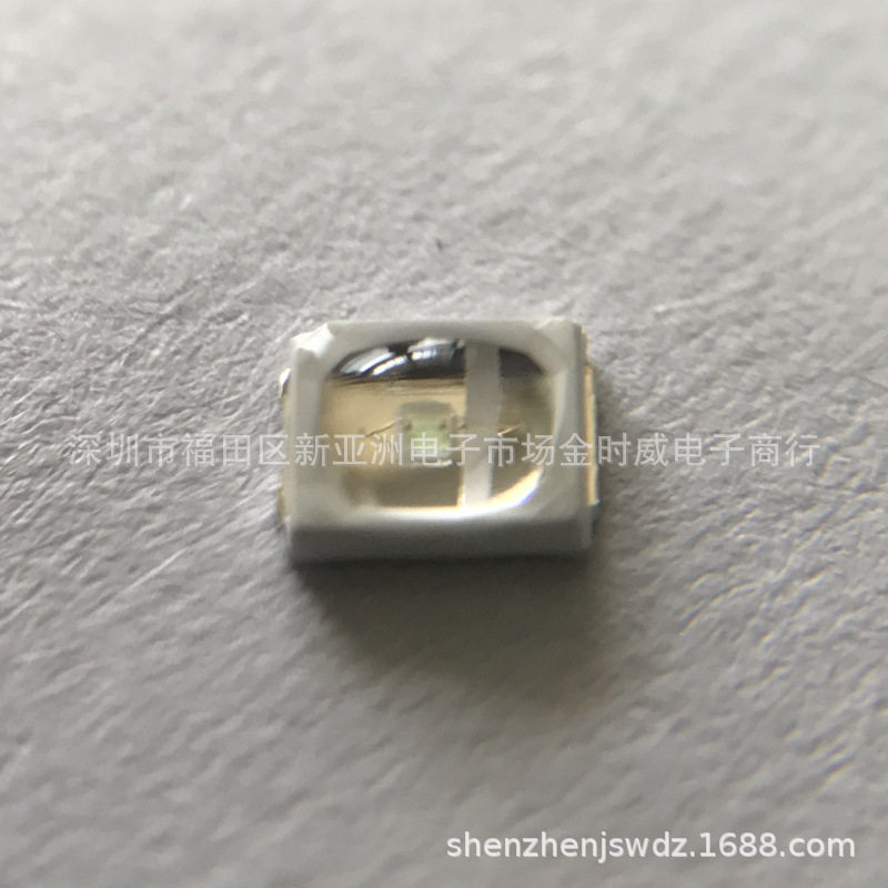 厂家现货贴片led2835球头透镜翠绿色灯珠2835绿光0.5W凸头聚光灯