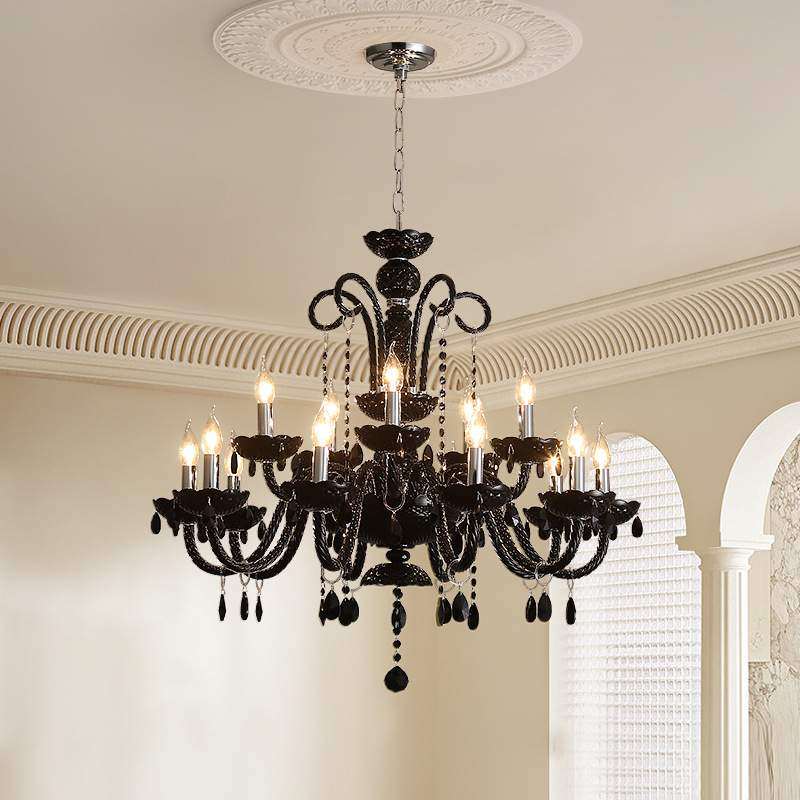法式客厅吊灯复古水晶灯黑色中古主灯高级感设计师主卧室灯具大气,畜牧/养殖物资,畜牧/养殖器械,淘宝优惠券,粉丝福利购,淘宝优惠卷