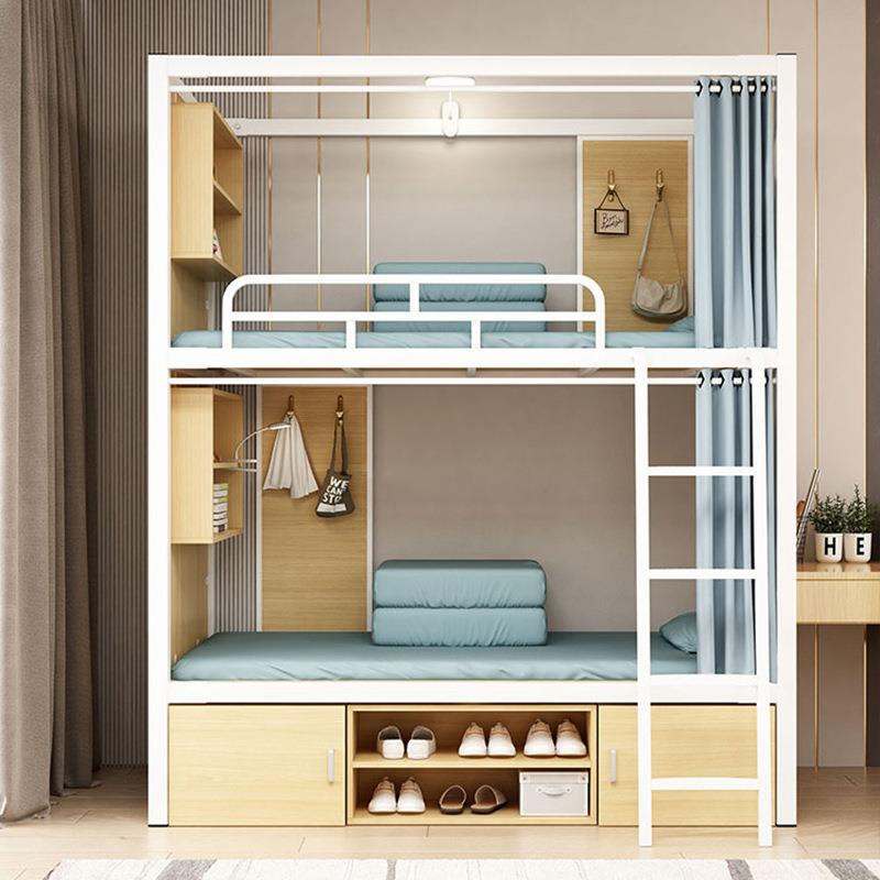 厂家直发床架双层床太空舱高低床宿舍实木床公寓铁艺床上下铺