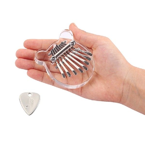 Kalimba Thumb Piano 8 Keys Transparent Finger Piano Kalimba