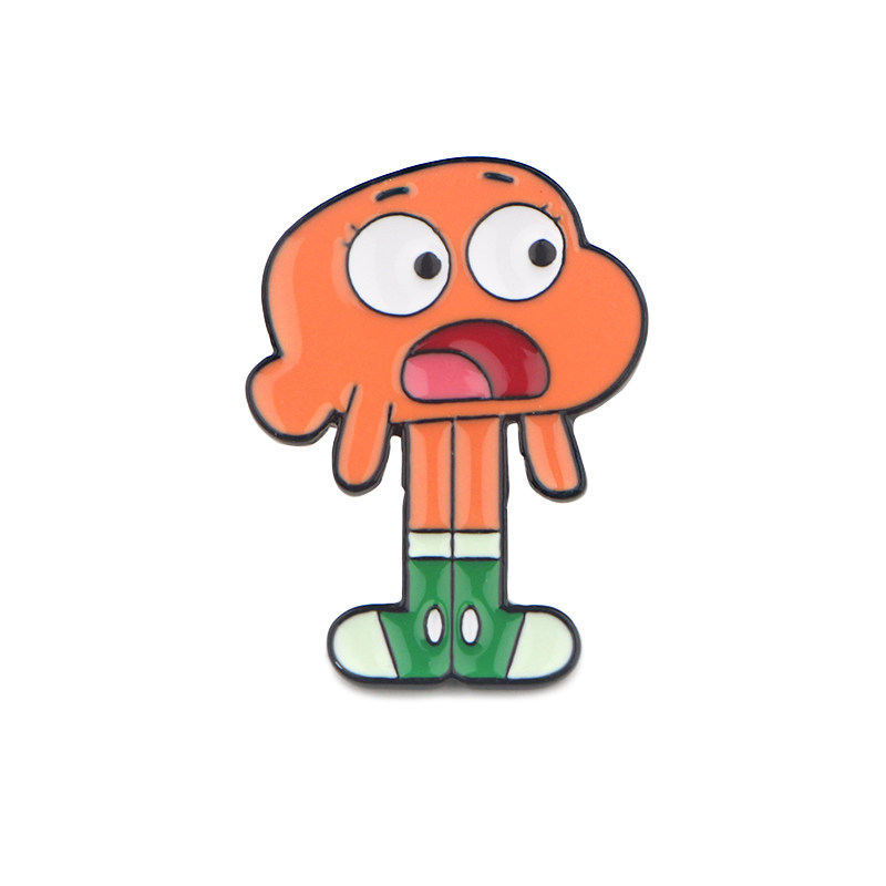 DZ285 Anime Icons Manga Figures Cute Metal Enamel Pins Badge