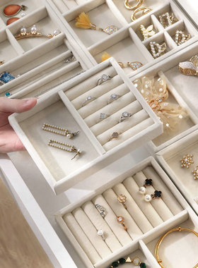 Flannelette Jewelry Display Stackable Exquisite Jewellery Ho