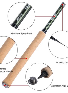 Goture 12FT Classical Tenkara Fly Fishing Rod Combo Super Li