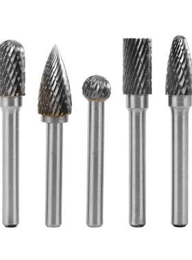 5x Tungsten Carbide Rotary Cutting Burr Grinder Bit 1/4 inch