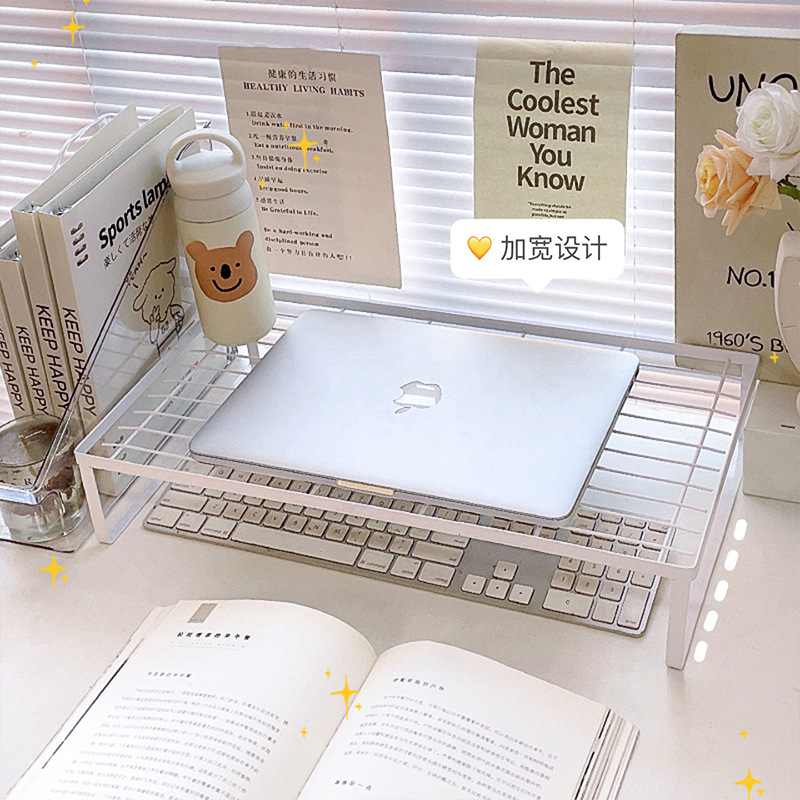 笔记型电脑增高架散热带抽屉桌面整理收纳盒办公室工位桌上置物架