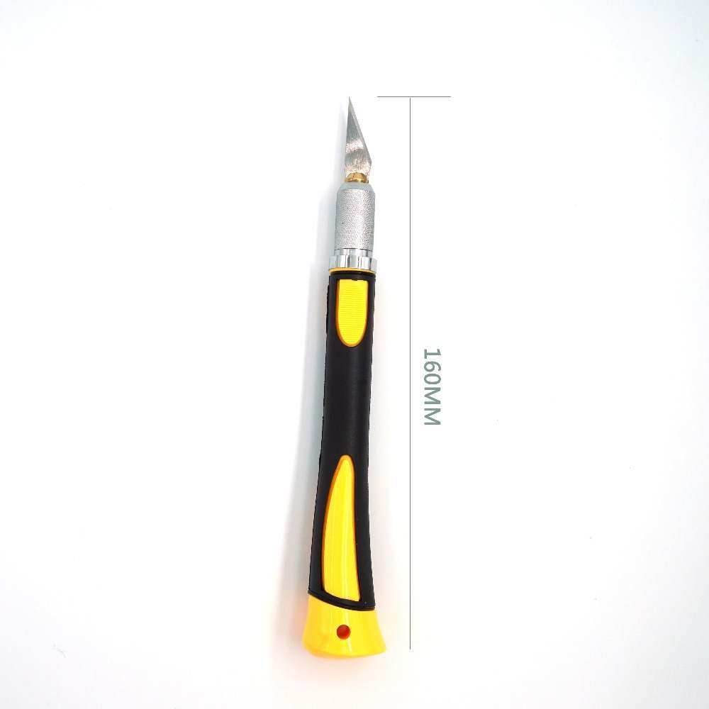 /non-slip metal scalpel 10 pcs sk5 blades wood carving kni