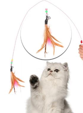 1Pcsset Steel Wire Rod Funny Cat Stick Pet Supplies Replace