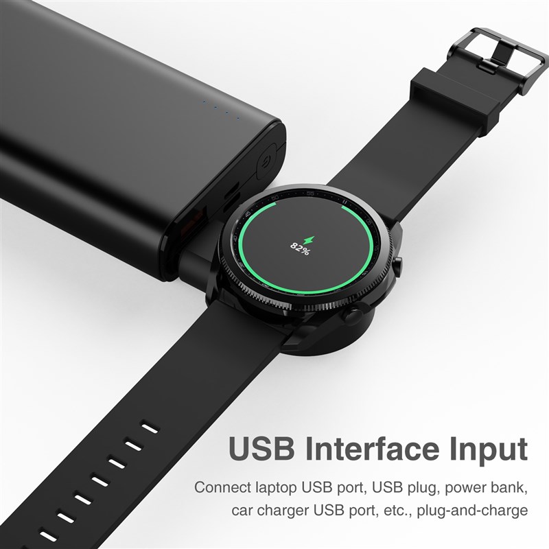 Wireless Charger 2 in 1 For Samsung Galaxy Watch 4 44mm 40mm