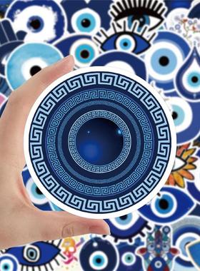 10/3HIC0/50pcs urkish Eevil Ey Graffitit Stickers STkaeboard