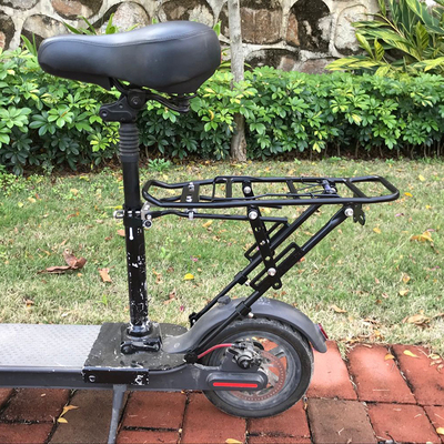 电动滑板车加装后座踏板车快拆后货架可载人尾座儿童后置座椅配件