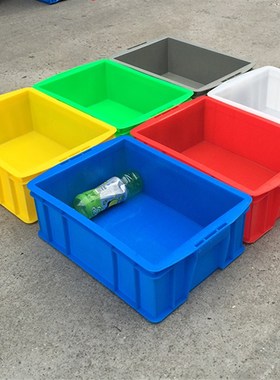 430*305*145mm 白色塑料箱子 收纳盒子 杂物整理箱 食品箱 周转箱