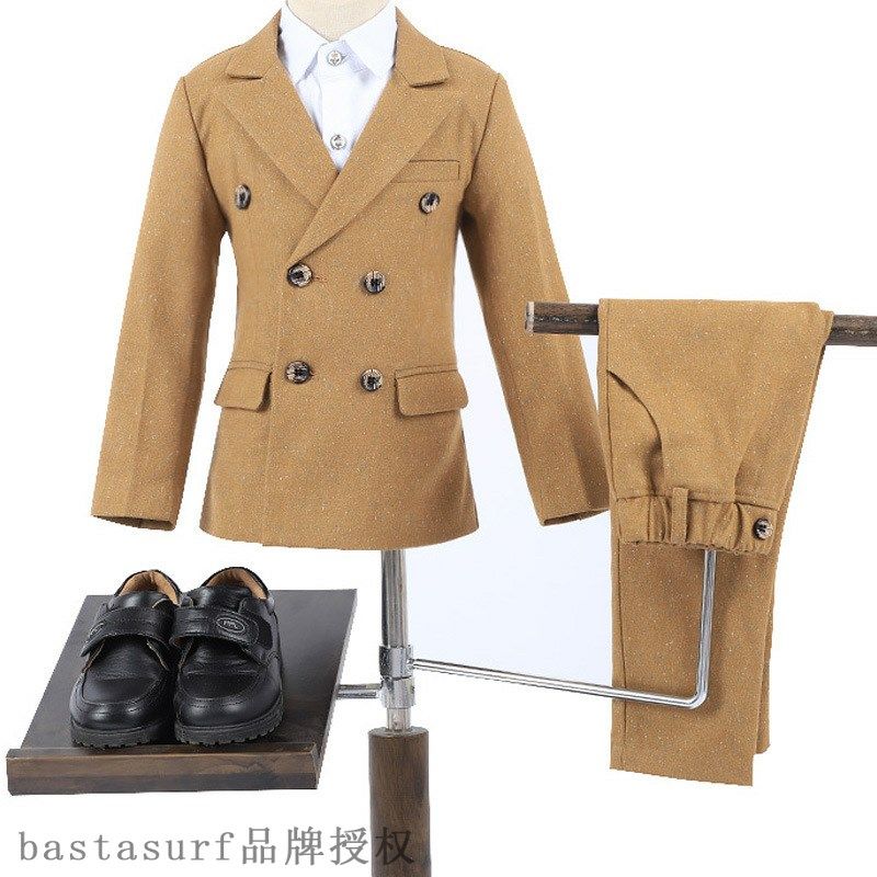 Autumn and winter boys suit suit 2 boys suit 2 sets 5 chi