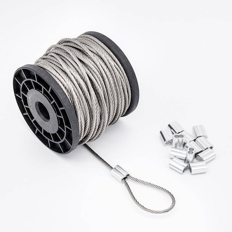 304不锈钢丝绳细软多股吊顶线钢绞线拉葡萄架网晾衣绳铁丝 吊灯线