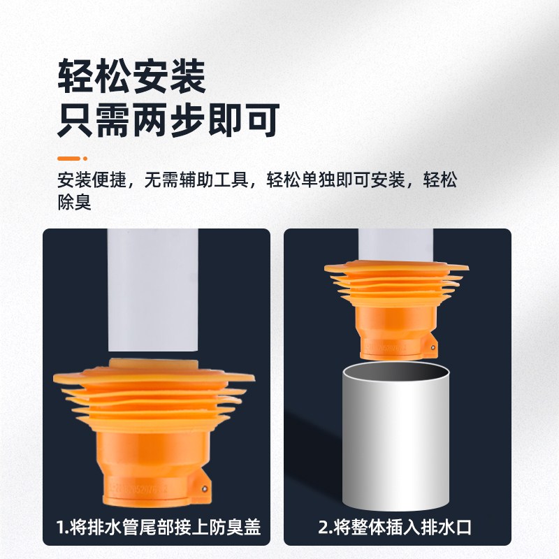 下水管防返臭神器厨房排水管道洗衣机封口盖洗脸池台堵口密封圈塞