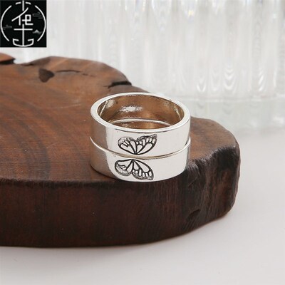 .simple couples rings men women gift accessories finger ring