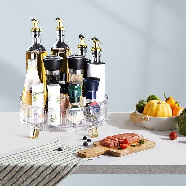 60 Degree Rotating Turntable Organizer Perfume Display