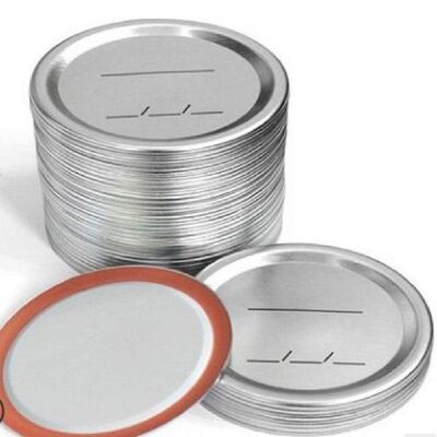 Mason Canning Lids 70/86/mm Wide Regular Mouth Tinplate