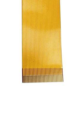 FPC排线黄色扁平插接座子连接线4p/5/6/7/9/10/12/13A/16/17/1