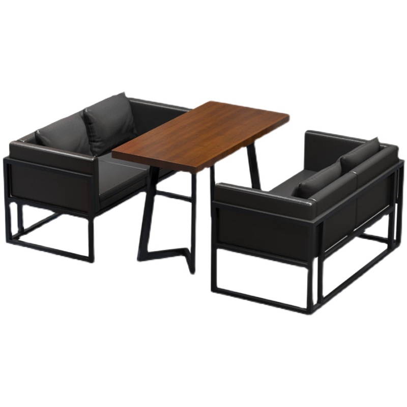 工业风酒吧沙发卡座音乐清吧酒馆烧烤店西餐厅咖啡厅休闲桌椅组合