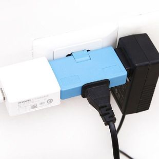 US in1 Extension Plug Electrical Adapter 180&deg Rotation