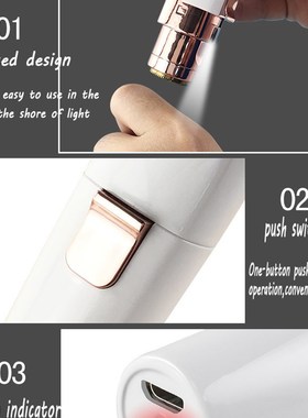 2 In 1 Hair Removal Machine Ladies Shaver Plucker Electric E