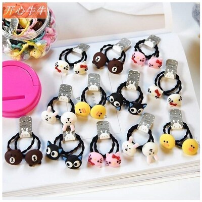 tie no injury hair ring leather tendons hairband hair ai