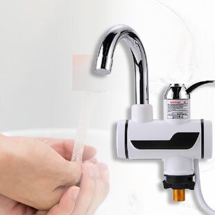 3000W EU Plug Instant Electric Water Heater Shower Digital