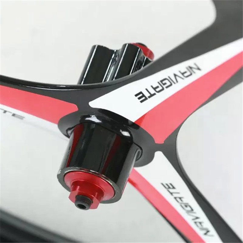 20寸三刀轮轮组山地自行车轮毂碟刹培林车轮组镁合金一体轮车圈