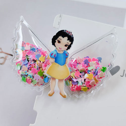 sand sequin hairpin cute PVC hair accessories birthday gifts