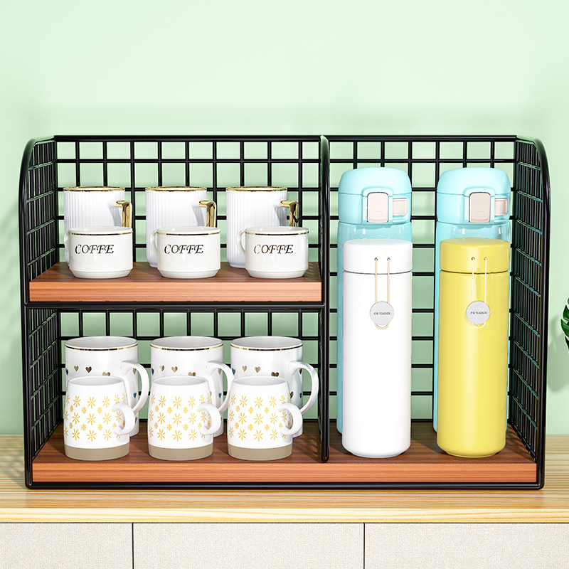 杯架杯子收纳置物架桌面水杯茶杯马克杯陈列放咖啡玻璃杯架子盒柜