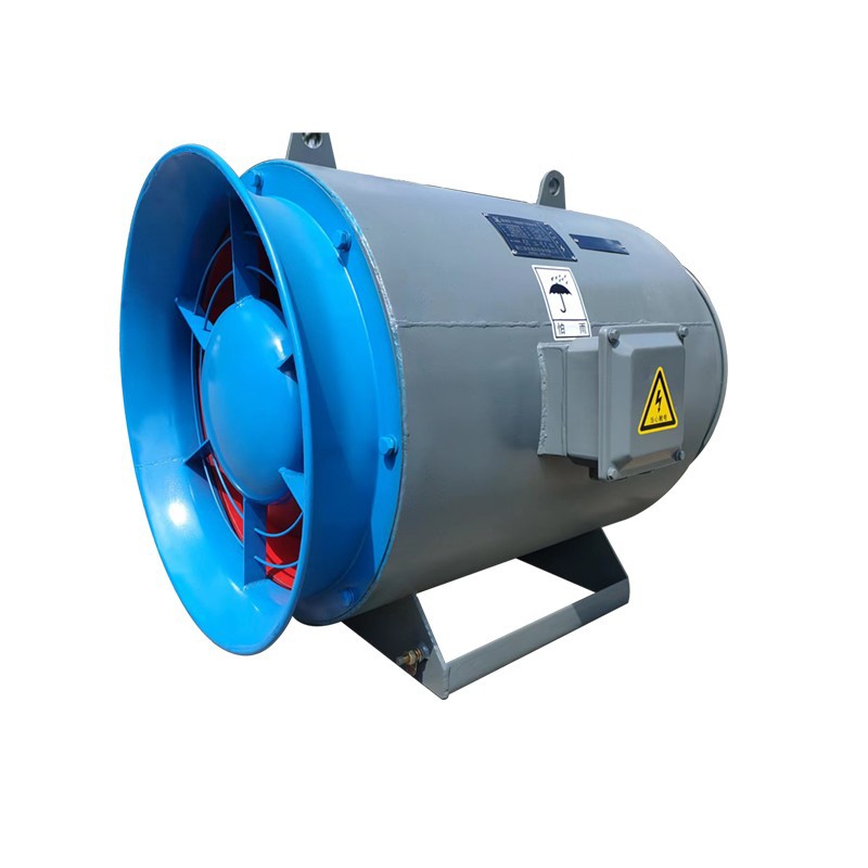 ZLF隧道掌子面轴流通风机风量大降温除尘排烟加快空气流通易搬运