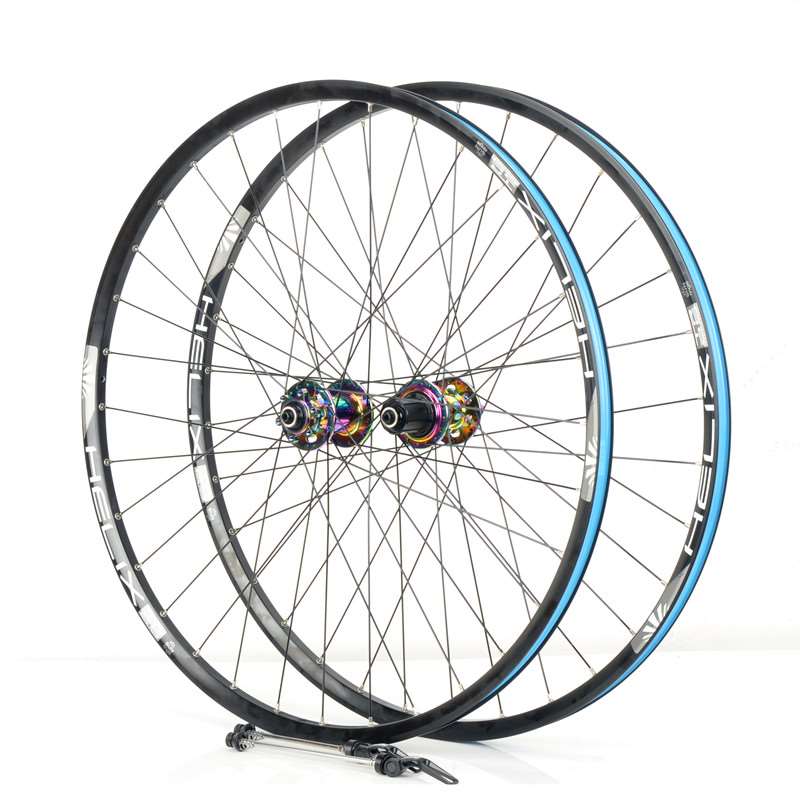 自编KOOZER山地轮组72响32孔太阳SUN车圈8-12速快拆桶轴27.5 29寸