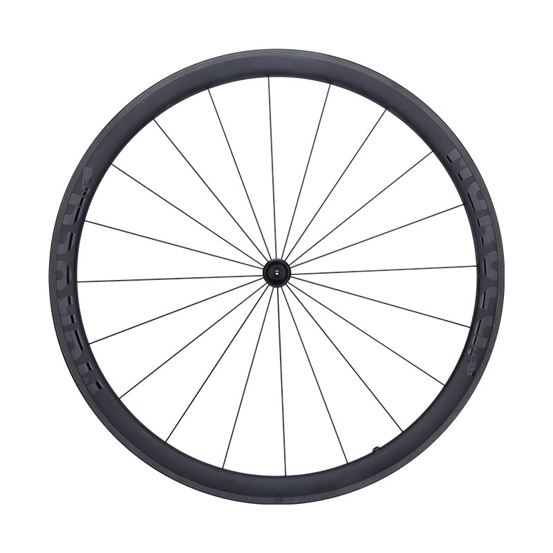 碳钎维公路自行车轮组700C开口38/50MM圈碟刹辐条车轮毂单车配件