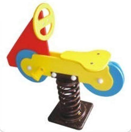 幼儿园亲子游乐场所摇室外儿童园1卡通弹簧马摇摇乐 PV摩托摇乐