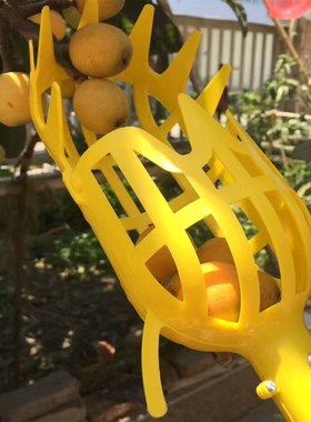 Garden Basket Fruit Picker Head Multi-Color Plastic Fruit Pi